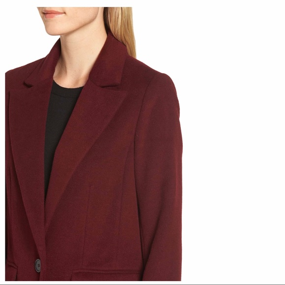 Avec Les Filles Wool Blend Menswear Coat - XS - Picture 5 of 8